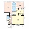 シャーメゾン上野田 A 2LDKの間取り
