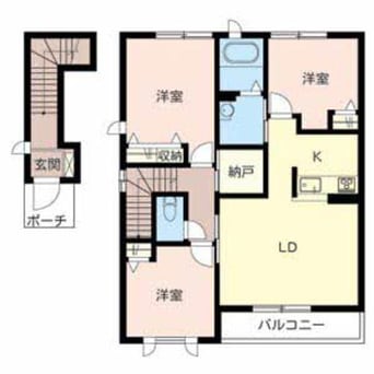 間取図 シャーメゾン上野田 A