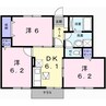 サンライト・ヴィラⅡ 3DKの間取り