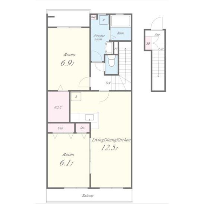 間取図 ロワジール