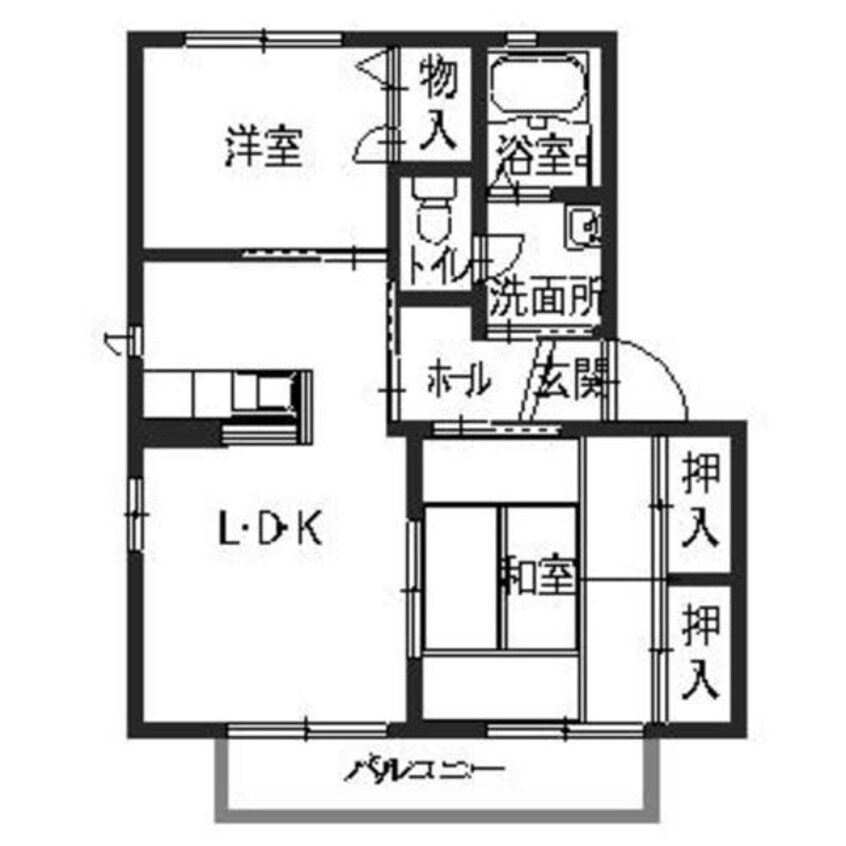 間取図 ココナッツハウスⅡ