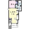 ソレイユ　メゾン 1LDKの間取り