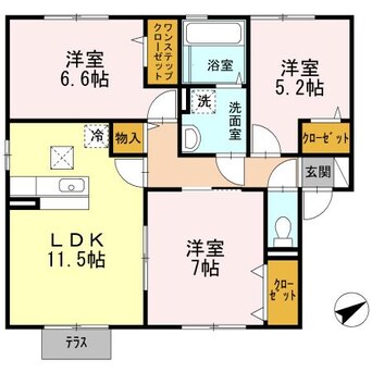 間取図 オーハマヴィラ