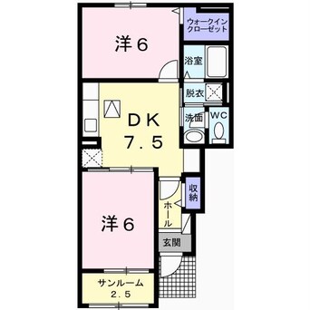 間取図 ルーチェ　カーサⅡ