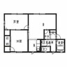 ラヴェール英賀保　B 2DKの間取り