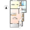 ビーンズフィールド 1LDKの間取り