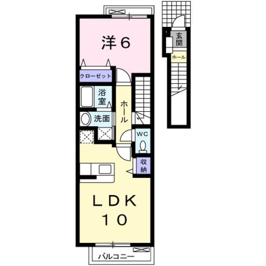 間取図 シルバーライニング　B