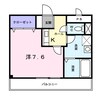 ラフィネ 1Kの間取り