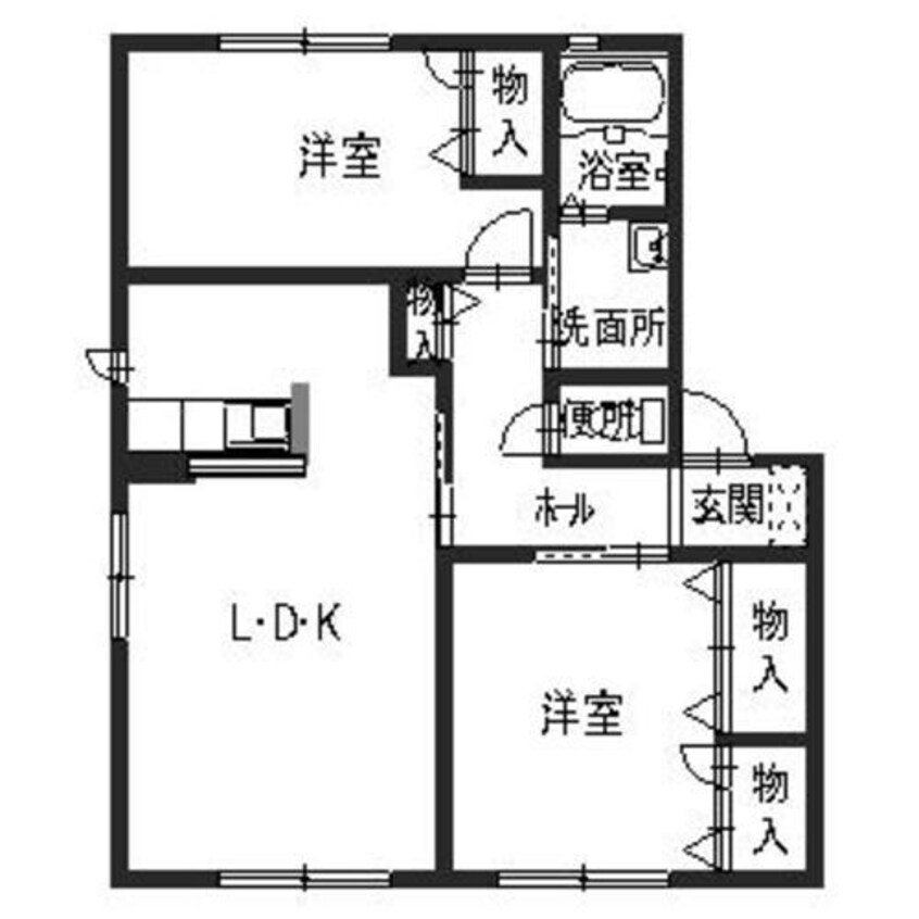 間取図 MAST COURT加茂B