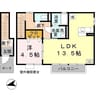 マーブル　コート 1LDKの間取り