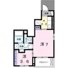 テゾーロ 1SKの間取り