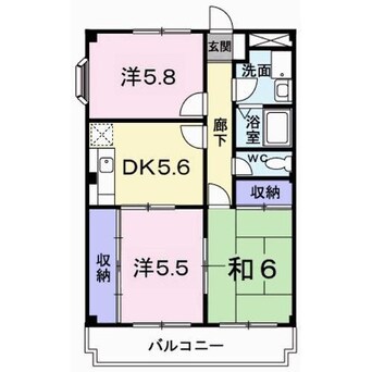 間取図 レジデンスＫ１
