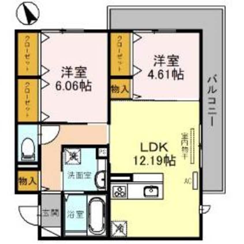 間取図 ヴィラ　ルーチェ