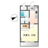 メゾンクローバー 1Kの間取り