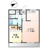 LEGACY　GARDEN　参番館 1LDKの間取り