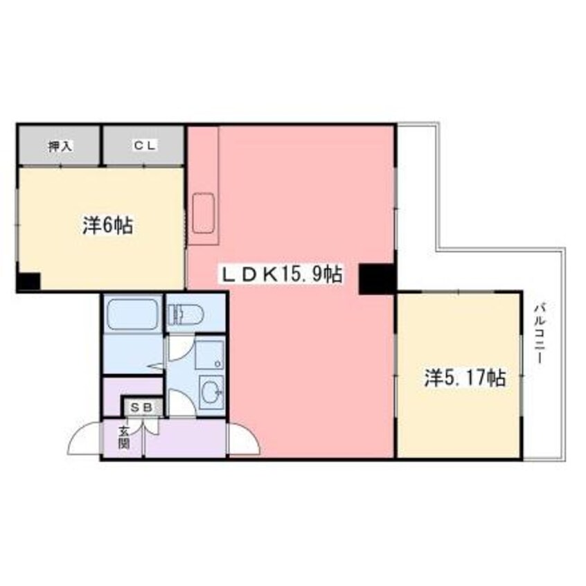 間取図 インタービレッジ広畑