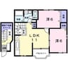 エトワール 2LDKの間取り