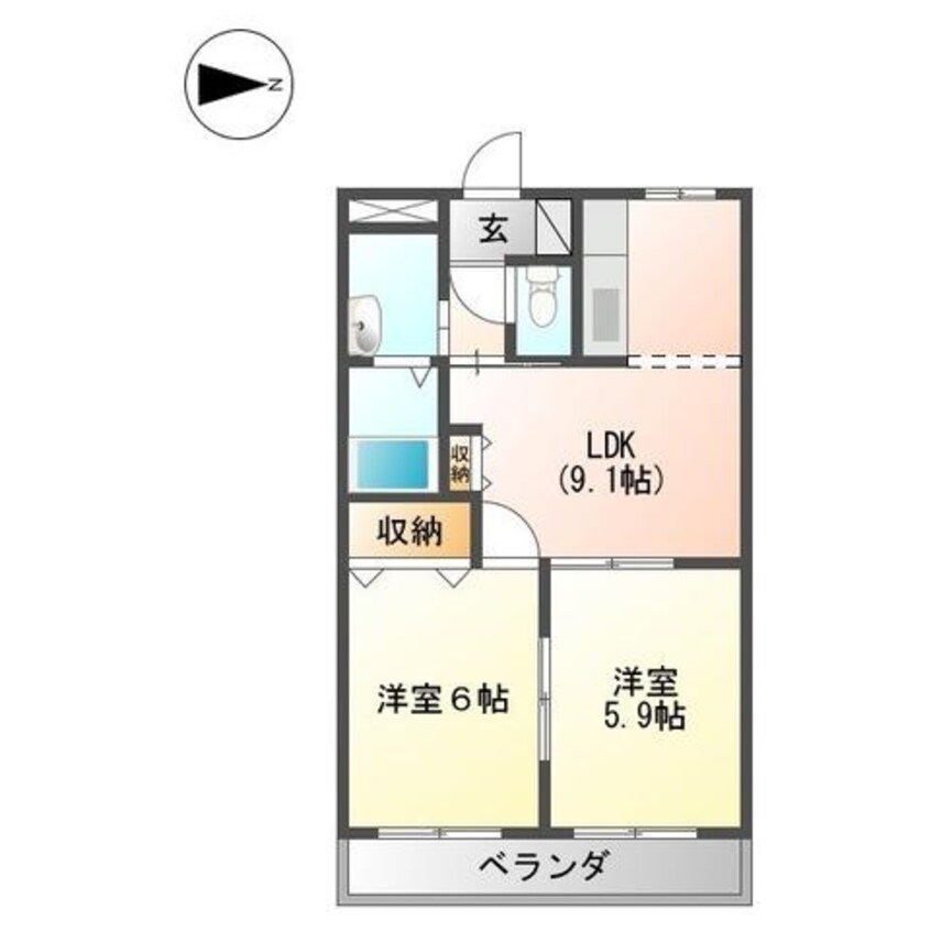 間取図 コンフォール　アイ