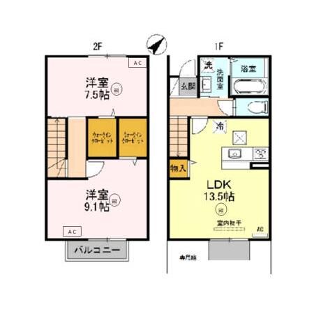 間取り図 ジェントル手柄