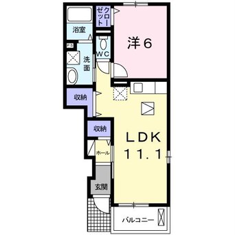 間取図 プルメリア　Ⅰ