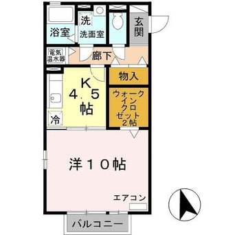 間取図 プランドール今在家　B棟