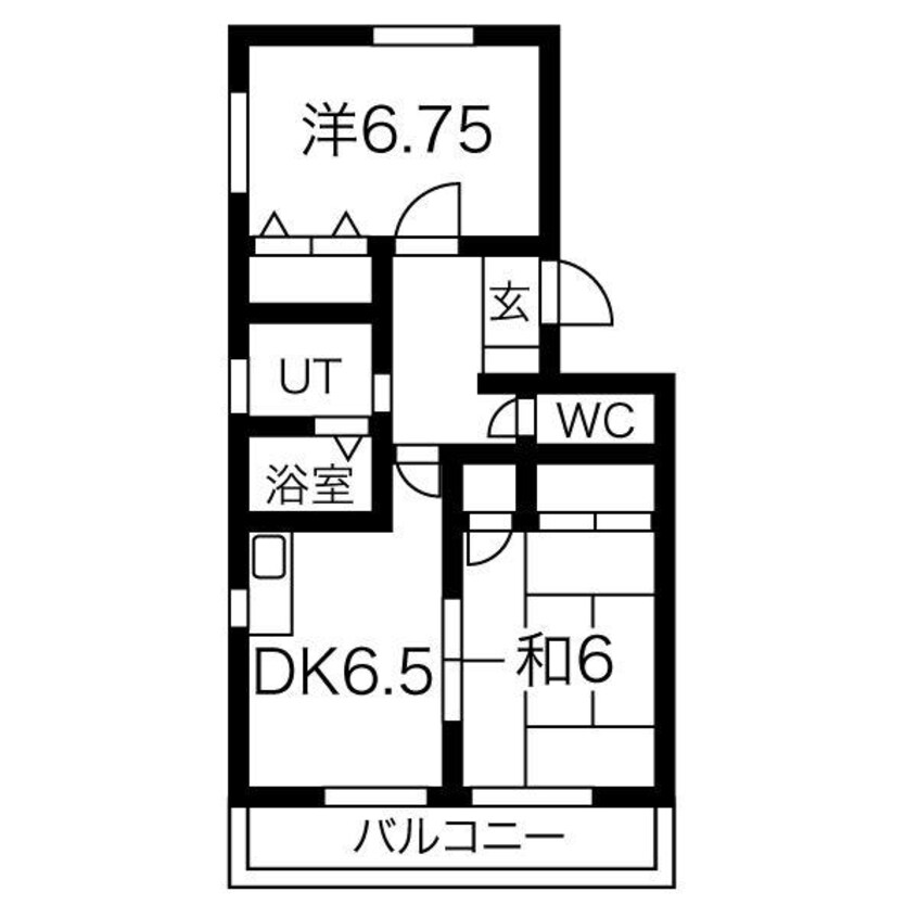 間取図 エクレールM