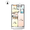 アンプルール 2LDKの間取り