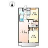 アンプルール 2LDKの間取り