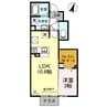 ラフィーネ 1LDKの間取り