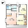 パンプルムース 2LDKの間取り