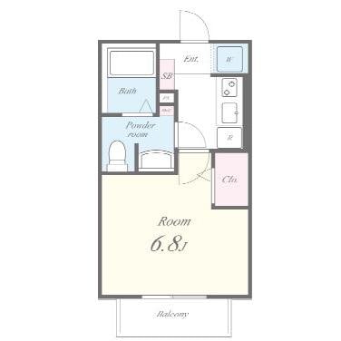 間取り図 ハンプデンコート