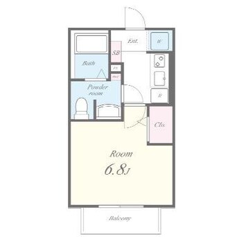 間取図 ハンプデンコート