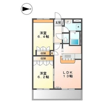 間取図 サンシャイン2号館