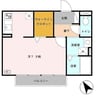 ホワイトヘロン 1Rの間取り
