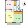 エピソード２１ 2LDKの間取り