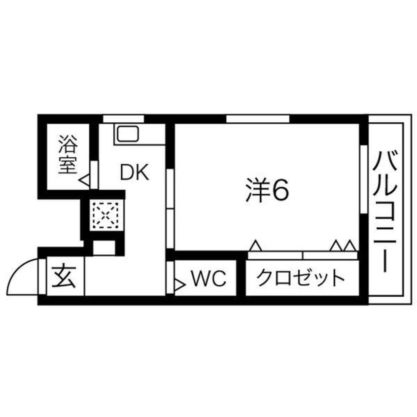 間取図 ハッピーコート三宅