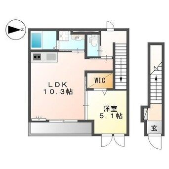 間取図 Ｌａ　ｖｅｒｉｔｅ