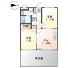 パルティール 2DKの間取り