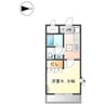 ヴィレッジ熊見 1Kの間取り
