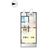 ヴィレッジ熊見 1Kの間取り