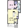 セレーノ・K 1LDKの間取り