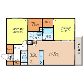 間取図 シャーメゾン　La・Fami