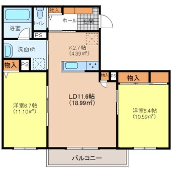 間取図 シャーメゾン　La・Fami