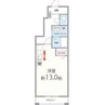 コゥジィーコート 1Rの間取り