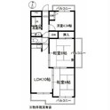 矢倉ハイツの間取図