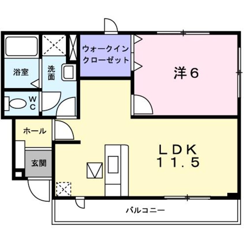 間取図 エーデルⅡ