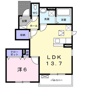 間取図 L&C Moca Ⅰ