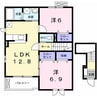 グレイス・Ｒ　Ⅰ　 2LDKの間取り