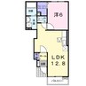 フォルストⅠ 1LDKの間取り