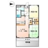 グランチェスタ 2LDKの間取り